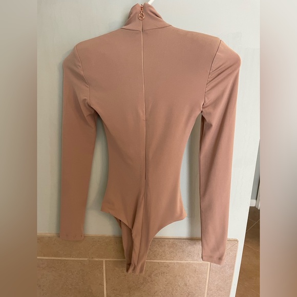 NWT Nookie Anastasia Tan Bodysuit size Small - Picture 7 of 9